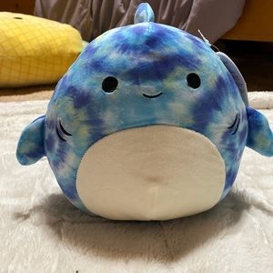 tie dye squishmallow shark